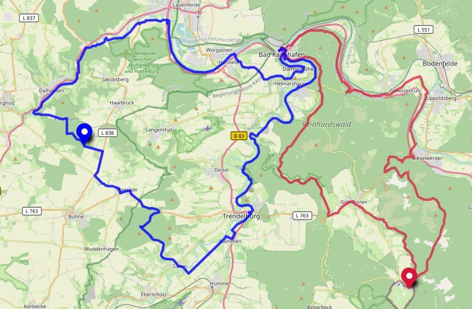 Touren Weserbergland